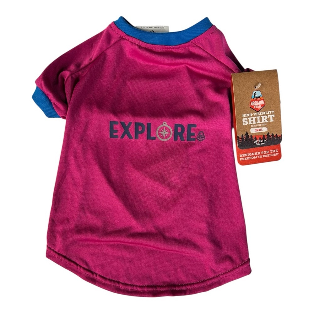New Top Paw EXPLORE Bright & Breezy dog t-shirt S